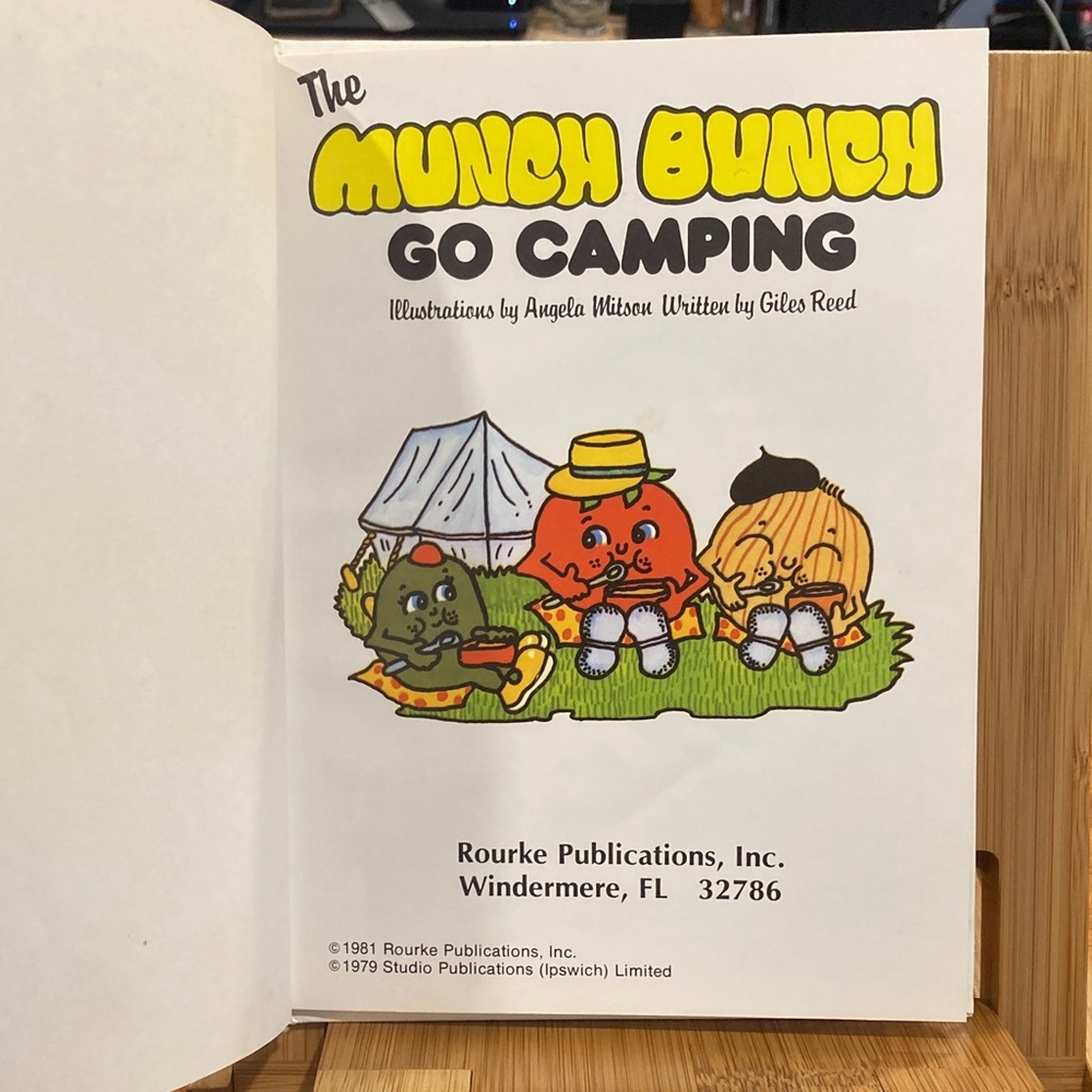 The Munch Bunch Go Camping Book - Picture 2 of 2